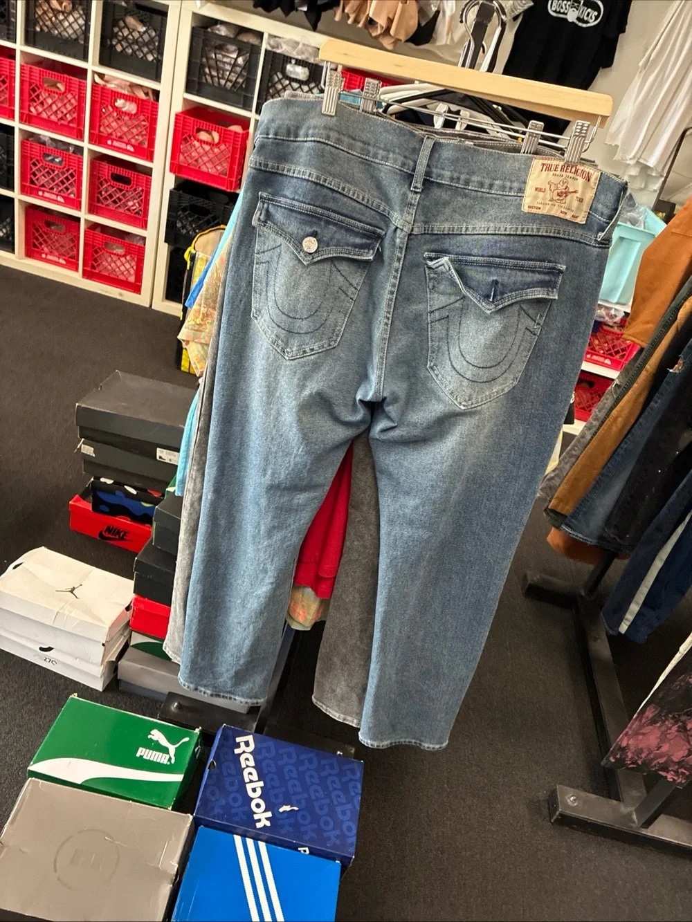 Men’s True Religion Geno World Tour Jeans Denim Used sz 36